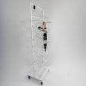 White Umbrella Stand Metal Floor Rack Display for Retail Stores keychain Stand