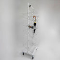 White Umbrella Stand Metal Floor Rack Display for Retail Stores keychain Stand