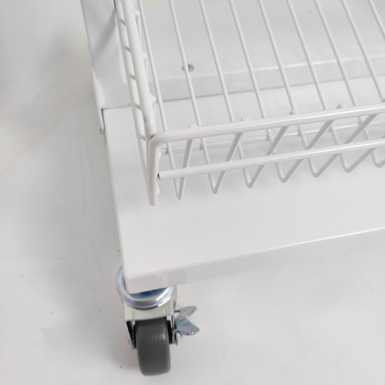 White Umbrella Stand Metal Floor Rack Display for Retail Stores keychain Stand