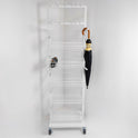 White Umbrella Stand Metal Floor Rack Display for Retail Stores keychain Stand