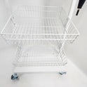 White Umbrella Stand Metal Floor Rack Display for Retail Stores keychain Stand