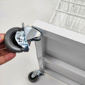 White Umbrella Stand Metal Floor Rack Display for Retail Stores keychain Stand