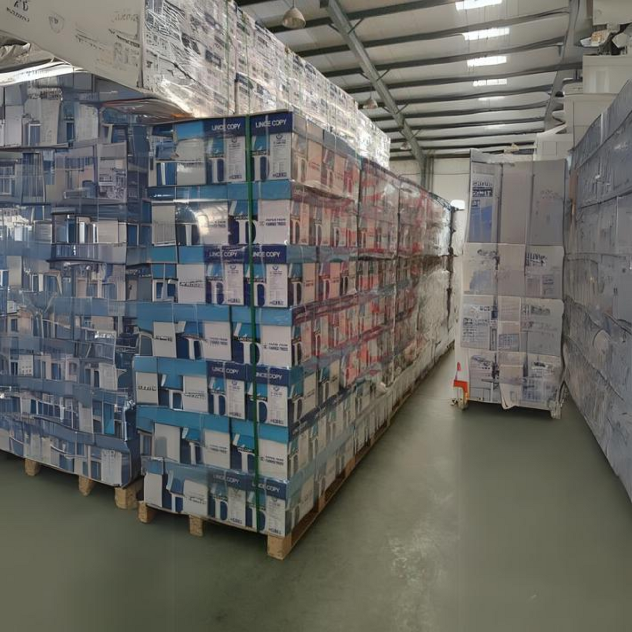 Pallets of Plain White A4 Printing Paper 80GSM