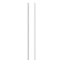 White Twin Slot Upright