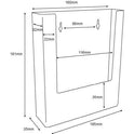 A5 Portrait Leaflet Holder - Wall Mounted