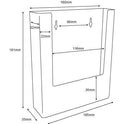 A5 Portrait Leaflet Holder - Wall Mounted