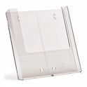 Wall-Mounted A4 Portrait Leaflet Holder for Efficient Display