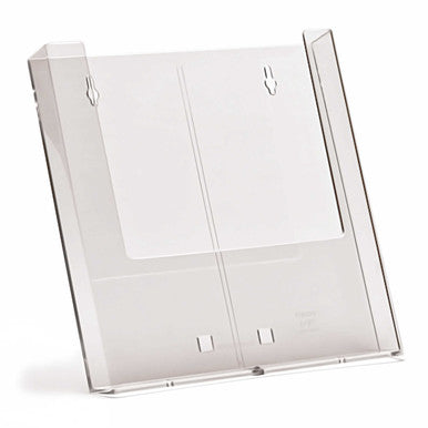 Wall-Mounted A4 Portrait Leaflet Holder for Efficient Display
