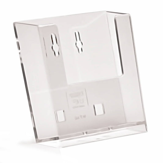A6 Portrait Leaflet Holder - Wall Mounted