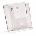 Wall-Mounted A6 Portrait Leaflet Holder for Efficient Display
