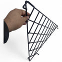 Triangular Shelf For Grid Mesh Panels