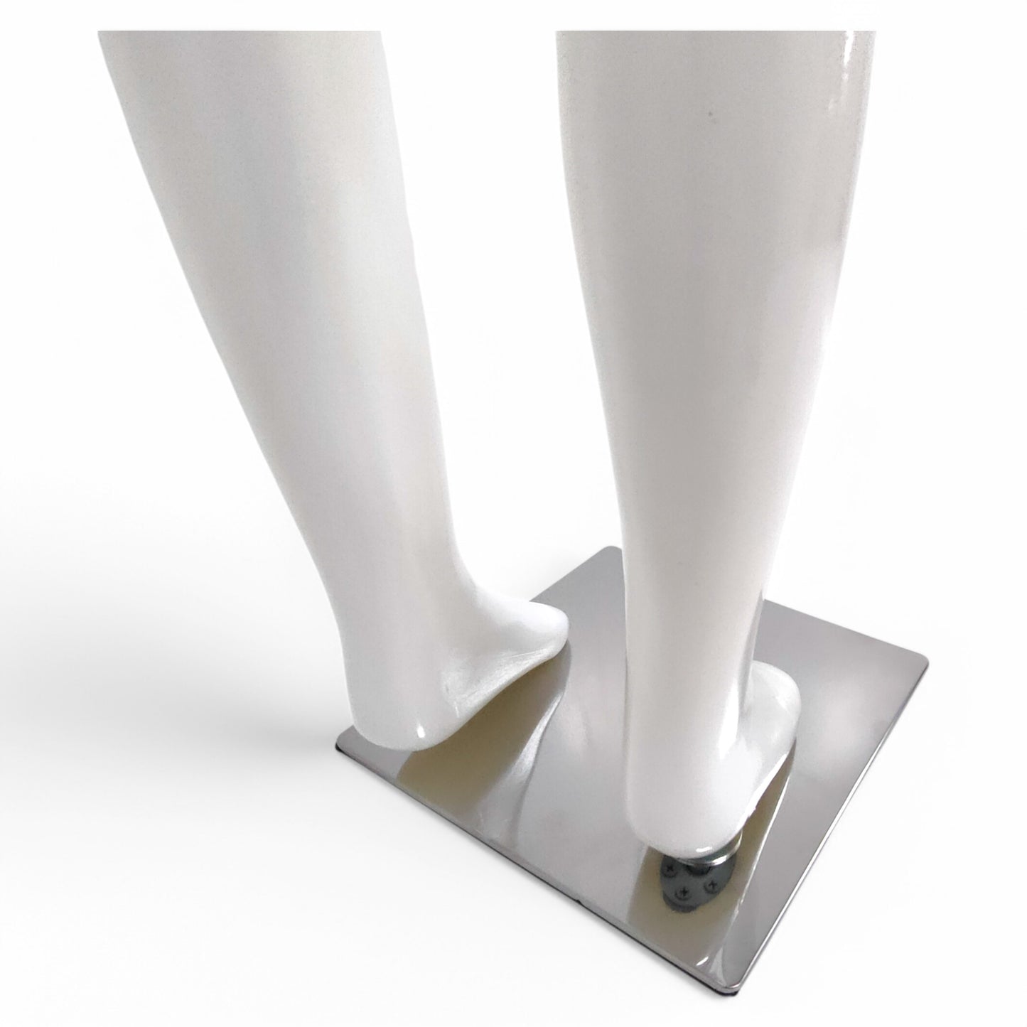 Child Plastic Egg Head Display Mannequin – Glossy White-135cm