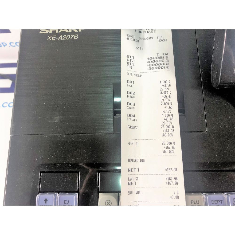 Sharp Cash Register XEA207B Black