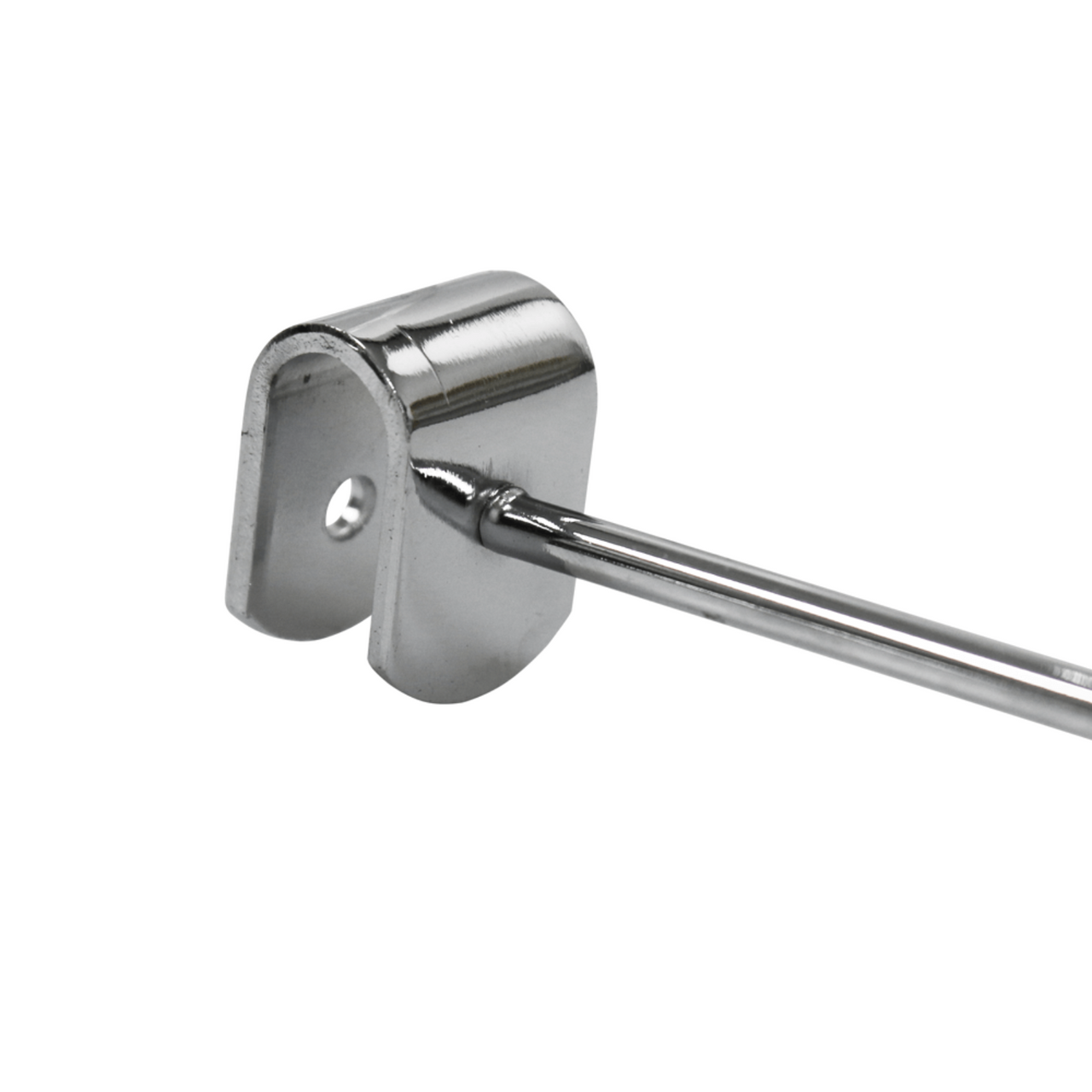 New CHROME STRAIGHT ARM HOOKS FOR BACK BAR PRONG OVAL FOR RETAIL DISPLAY