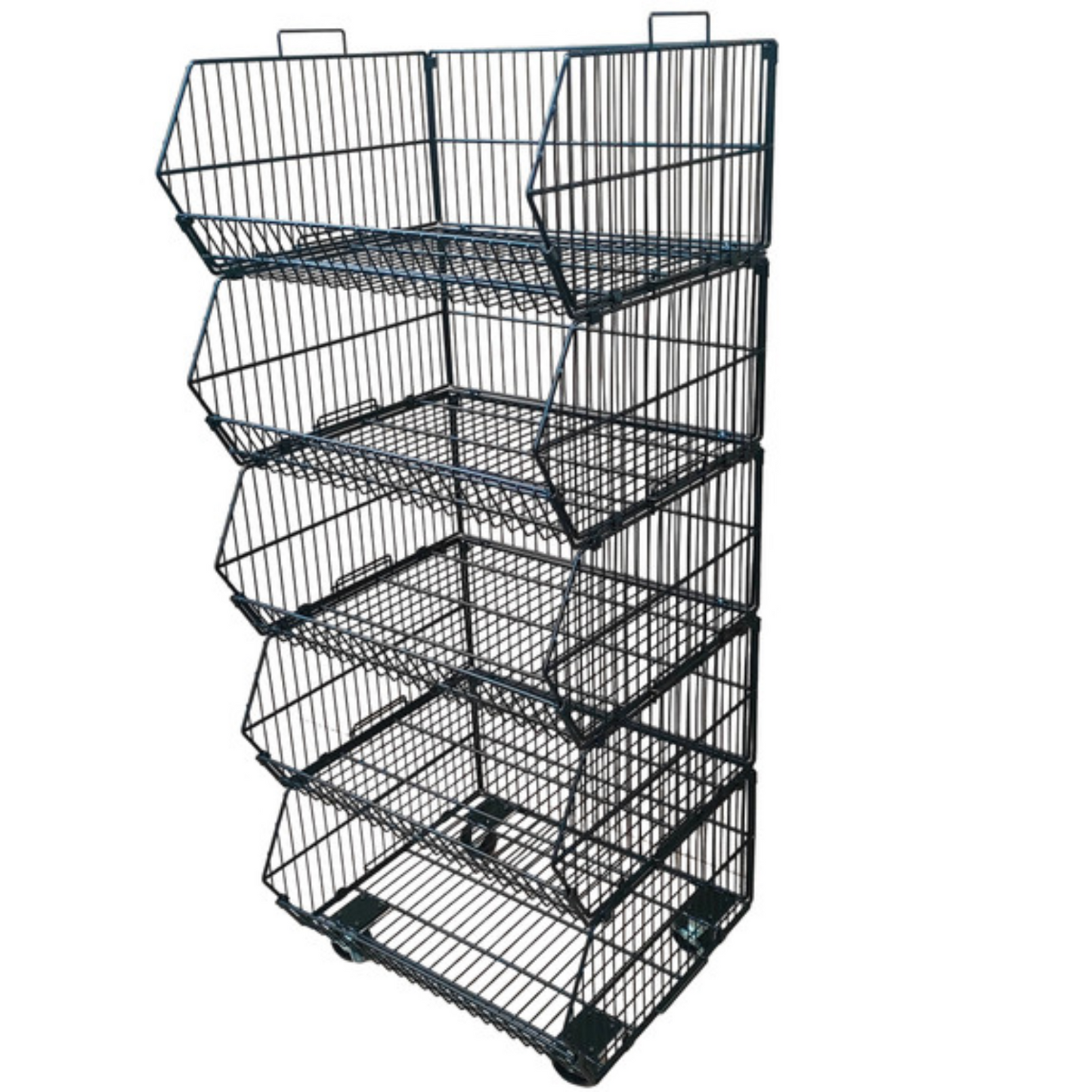 Pallet Of Stackable Black Basket 60cm