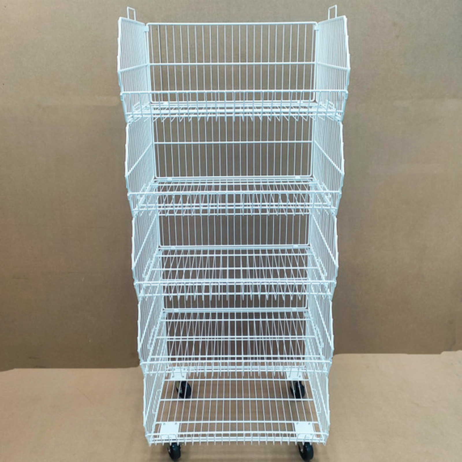 Pallet Of Stackable White Basket 60cm
