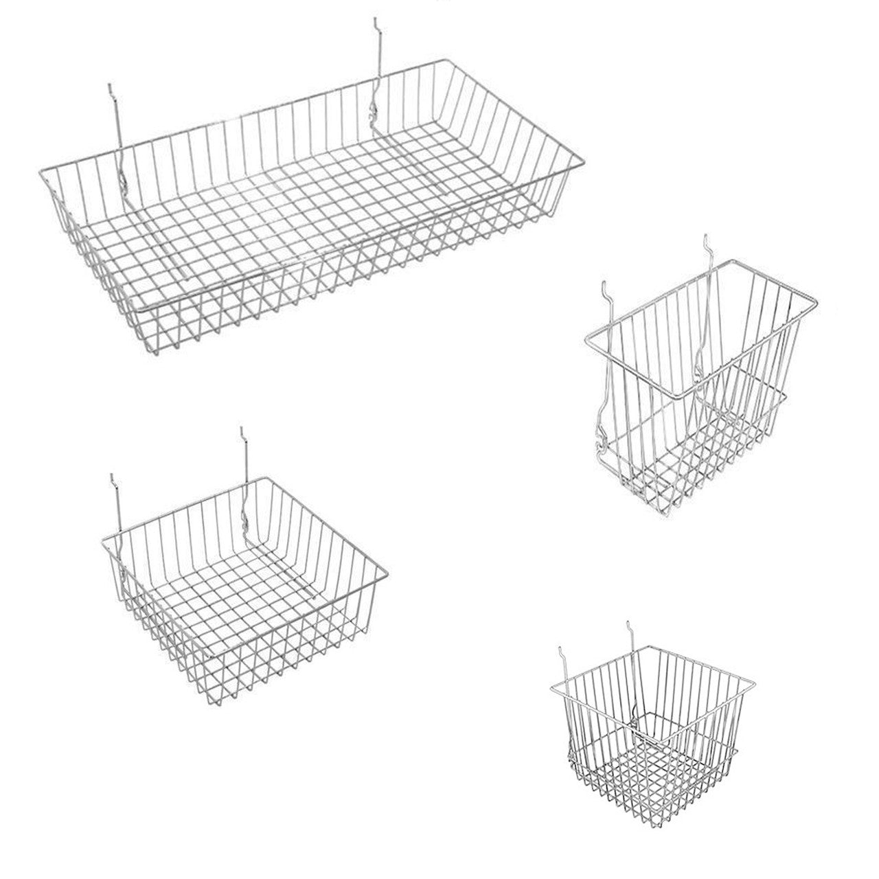 Heavy Duty! Grid Mesh Retail Shop Display Basket