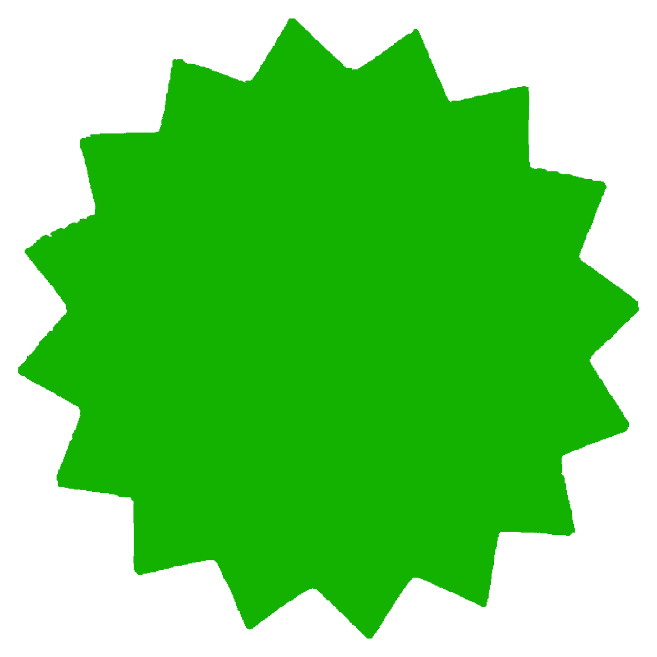 Star Shaped Fluorescent Green Multi Coloured Flash Sale Cards