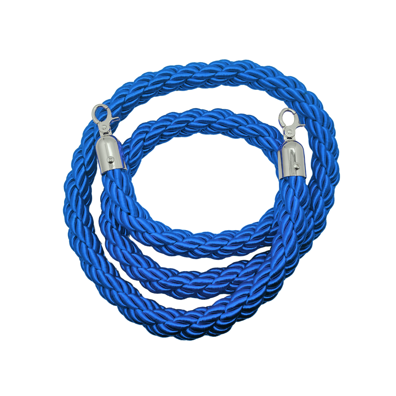 Premium Quality 2 Meter Blue Rope With Chrome End