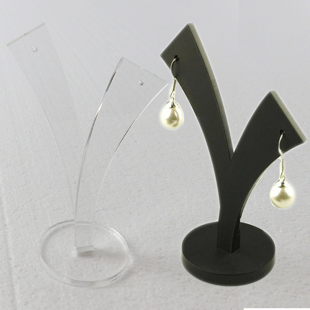 New Leaf Shaped Acrylic Drop Earring Stud Jewellery Display Stands Racks Jewelry