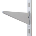 White MDF Twin Slot Shelving Set