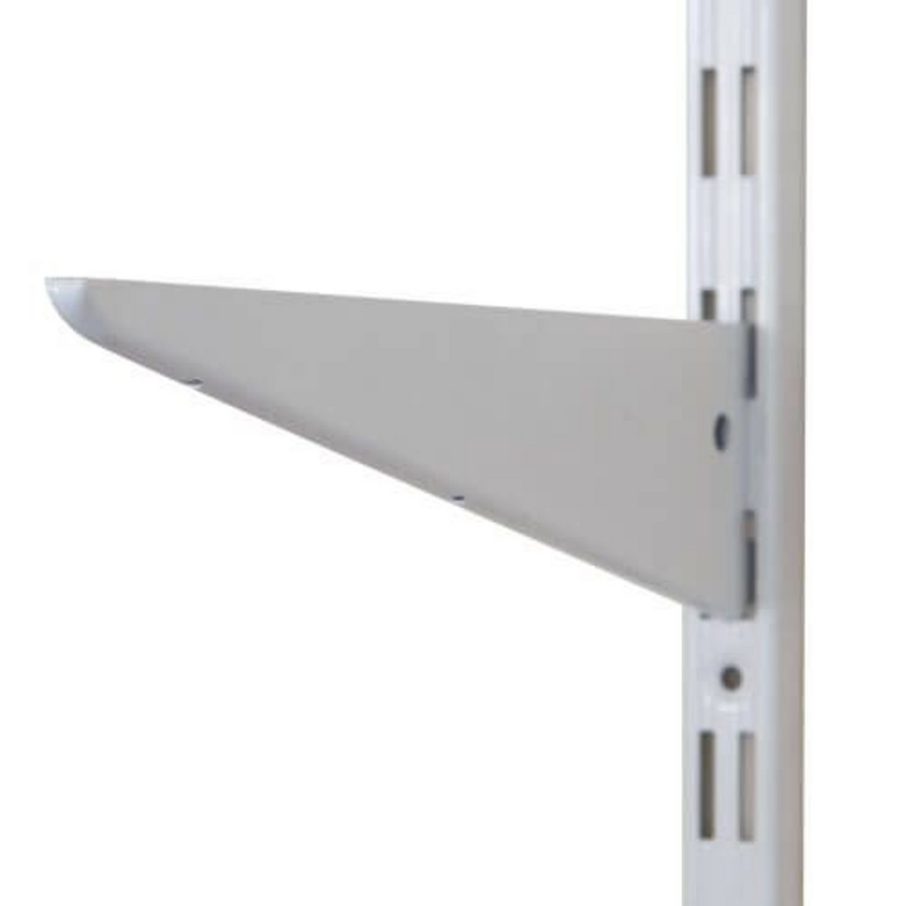 White MDF Twin Slot Shelving Set