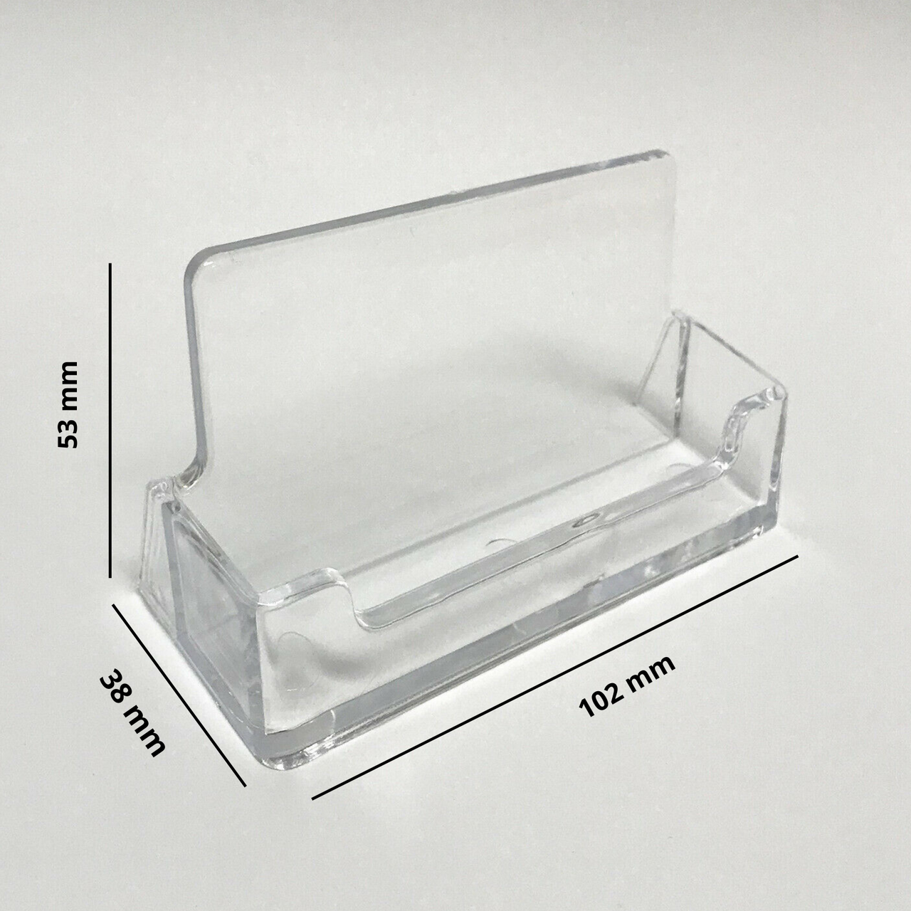 New Landscape Acrylic Business Card Holders Desktop Dispensers Display Stands