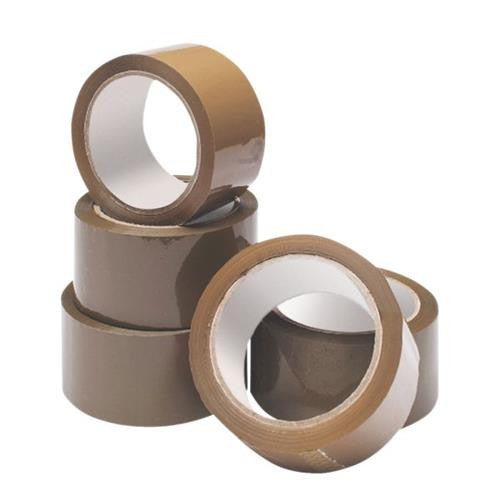 6x Rolls Packaging Tape 48mm x 66m