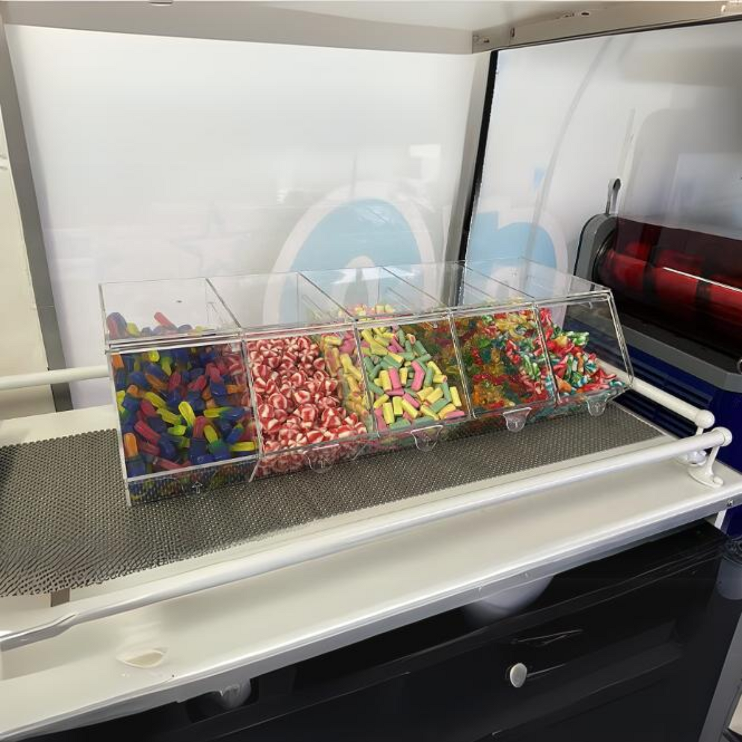 Pick N Mix Sweet Acrylic Dispenser Display Stacking Bin Holder