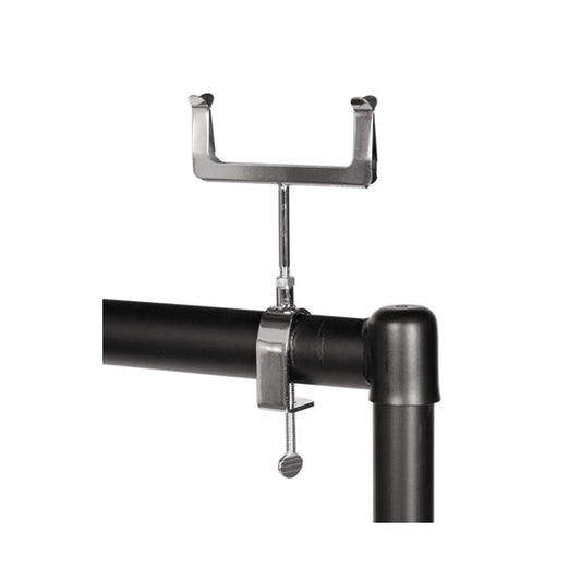 Chrome Display Price Ticket Card Holder Clothes Rail - Clamp on Type