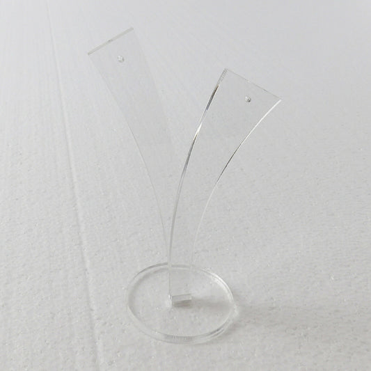 New Leaf Shaped Acrylic Drop Earring Stud Jewellery Display Stands Racks Jewelry