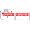500x 50mm Rectangular Adhesive Clearance Was/Now Highlights