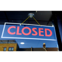 Black OPEN/CLOSED Signage