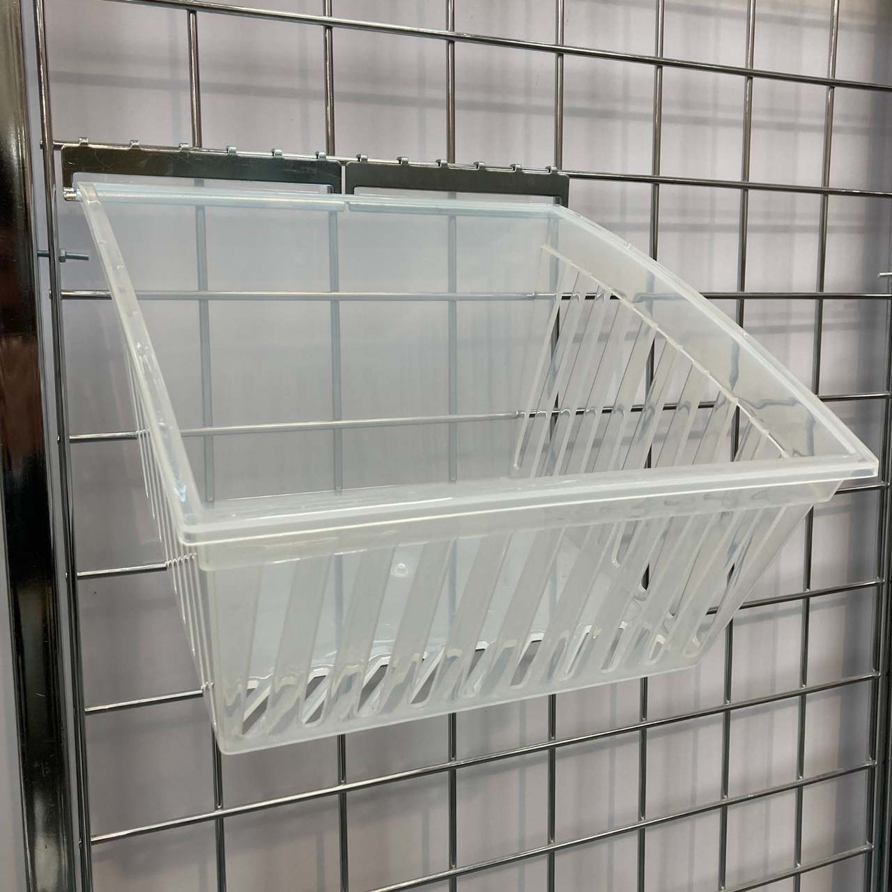 New Heavy Duty Crate Box Storage Box Slatbox Shelf Box Slatwall Display