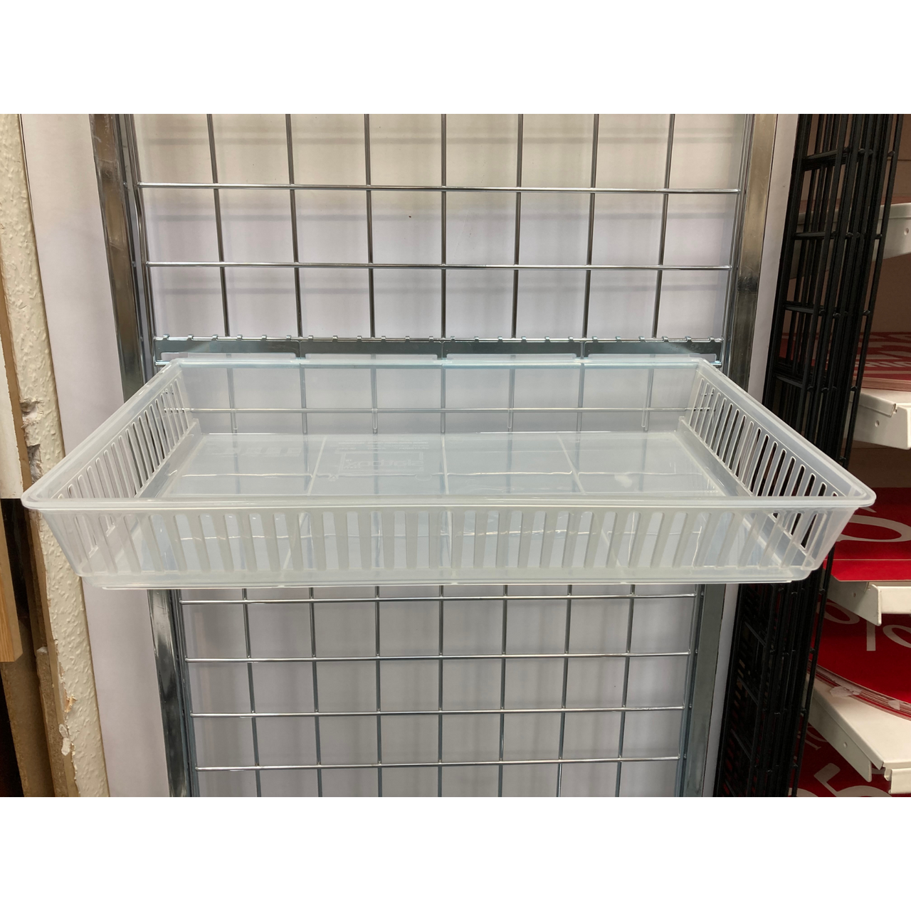 New Heavy Duty Crate Box Storage Box Slatbox Shelf Box Slatwall Display