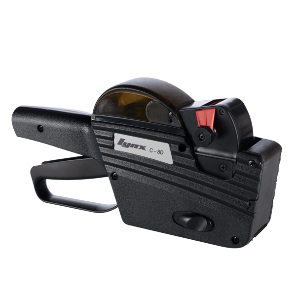 LYNX C-8D One-Line Price Gun with 8 Numeric Bands (3rd Band Alpha for Month)