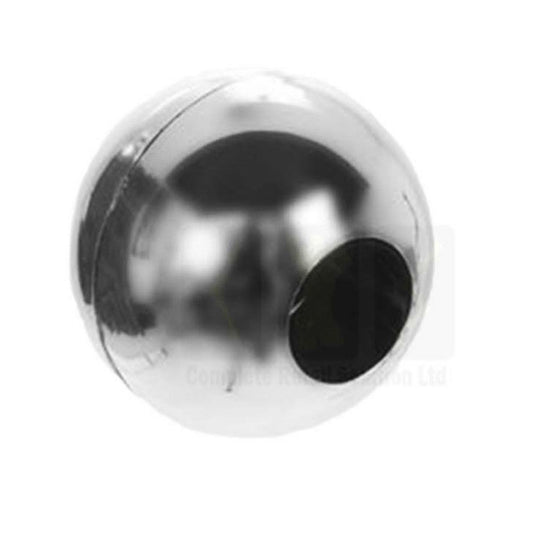 Decoration End Ball Diameter New Clothes Garment Rail Walk In Wardrobe Chrome Tubing Hanging Rail System