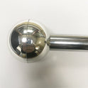 Decoration End Ball Diameter New Clothes Garment Rail Walk In Wardrobe Chrome Tubing Hanging Rail System