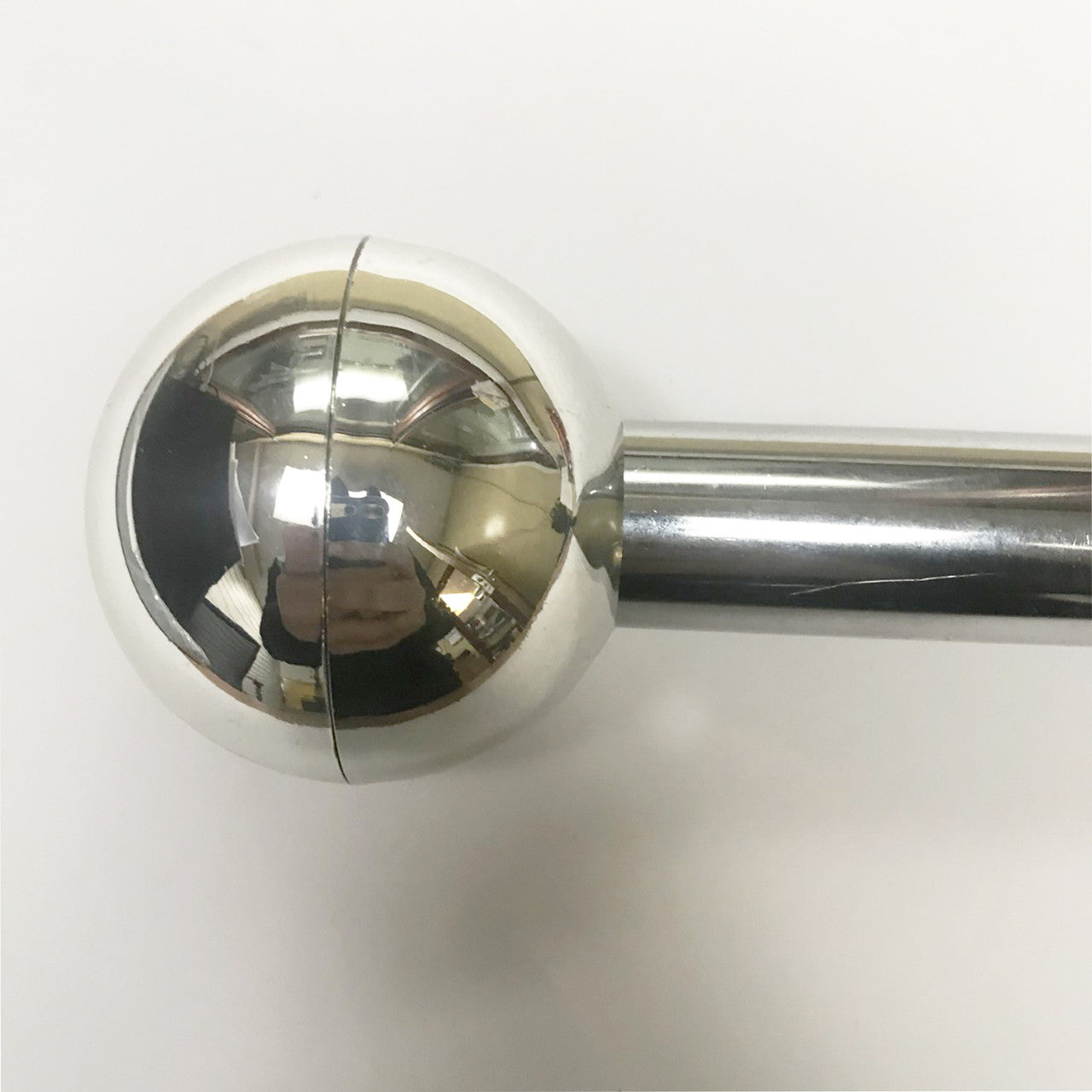 Decoration End Ball Diameter New Clothes Garment Rail Walk In Wardrobe Chrome Tubing Hanging Rail System