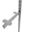 Chrome Glass Shelf Brackets For Upright Dual Suction Pad For Holding 2 Glass