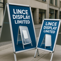 A-Board Double Side Quality Pavement Sign, Snap Frame Poster Display Stand