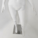 Glossy Female Plastic Display Egg Head Mannequin – White Gloss
