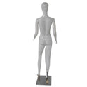Glossy Female Plastic Display Egg Head Mannequin – White Gloss