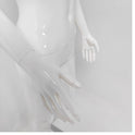 Female Plastic Display Egg Head Mannequin – White Gloss