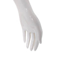 Glossy Female Plastic Display Egg Head Mannequin – White Gloss