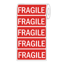 Fragile Parcel Labels - 89x32mm Self-Adhesive Stickers Pack