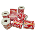 New Fragile Parcel Labels Postage Stickers - 89 x 32mm Permanent Self Adhesive