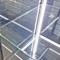 Black Aluminium Storage Counter Showcase 120cm Display Retail Shop Fitting