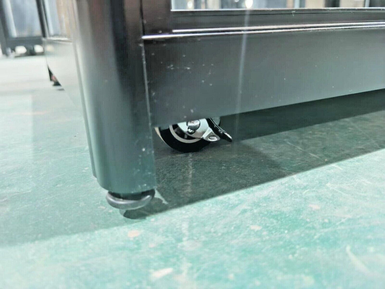 New Black Aluminium Counter Showcase 120cm Display Retail Shop Fitting