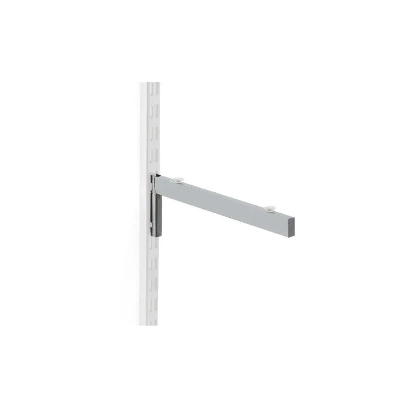 Glass Twin Slot Shelving Set - 25cm Width